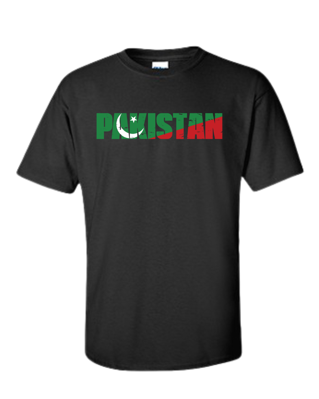 PAKISTAN Flag Typography Tee – PTI Inspired (Imran Khan Supporter Shirt)
