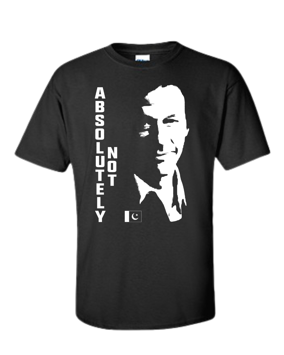 Absolutely Not T-Shirt – Imran Khan Protest Quote Shirt (Vertical Design)